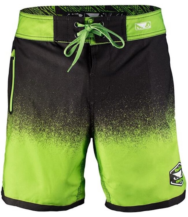 Bad Boy HI-TIDE Hybrid Badeshorts Training Schwarz Grün