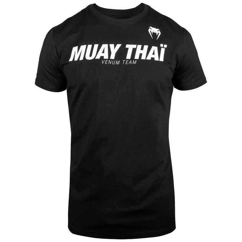 Venum Venum MUAY THAI VT T-Shirts Black White Kickboxing Clothing