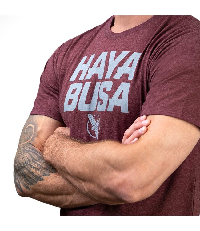 Hayabusa Casual logo T-shirt Rood