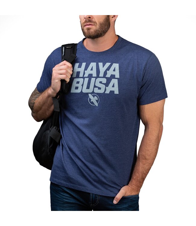Hayabusa Casual logo T-shirt Blauw