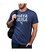 Hayabusa Casual logo T-shirt Blauw