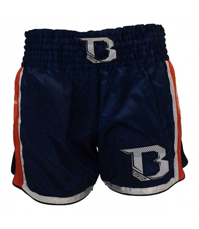 Booster Kickboks Shorts TBT Pro 4.37 Blau Orange Thaiboks Clothing