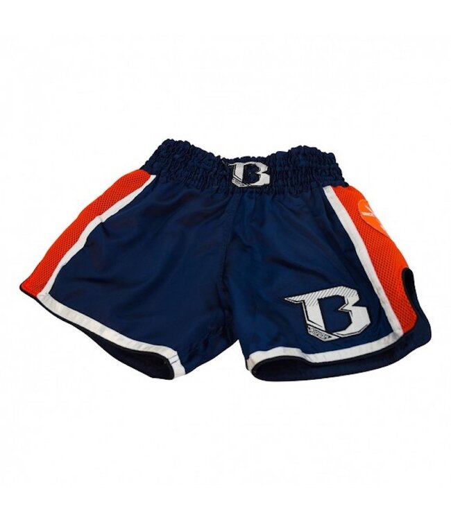 Booster Thaiboks Broekjes TBT Pro 4.37 Blue Orange Kickboks Shorts