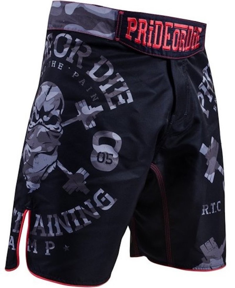 Pride or Die PRIDE of DIE MMA Fightshorts RAW TRAINING CAMP Urban