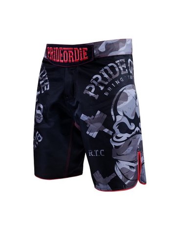 Pride or Die PRIDE or DIE MMA Fightshorts RAW TRAINING CAMP Urban