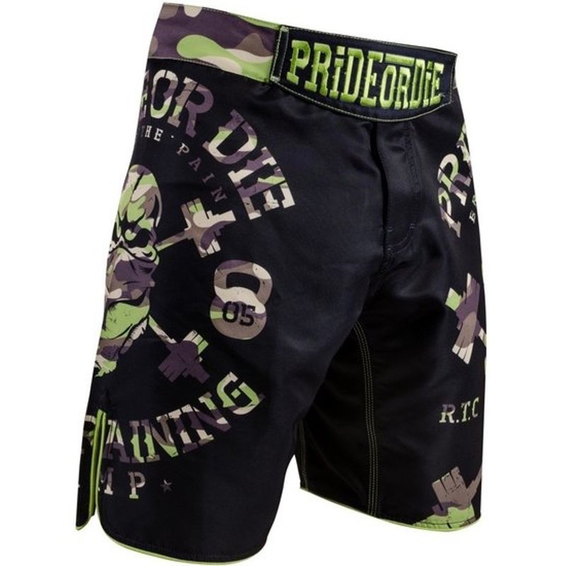 Pride or Die PRIDE or DIE MMA Fightshorts RAW TRAINING CAMP Jungle