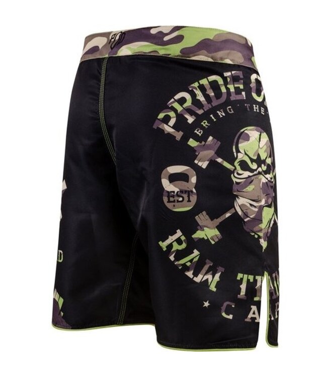 PRIDE or DIE MMA Fightshorts RAW TRAINING CAMP Jungle