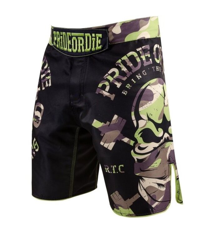 Pride or Die PRIDE or DIE MMA Fightshorts RAW TRAINING CAMP Jungle