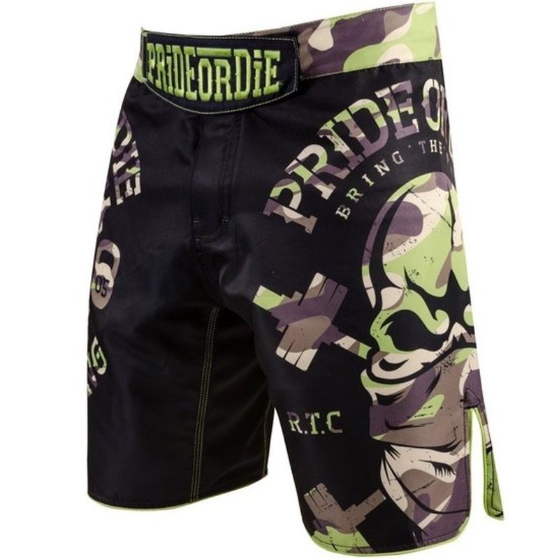 Pride or Die PRIDE of DIE MMA Fightshorts RAW TRAINING CAMP Jungle