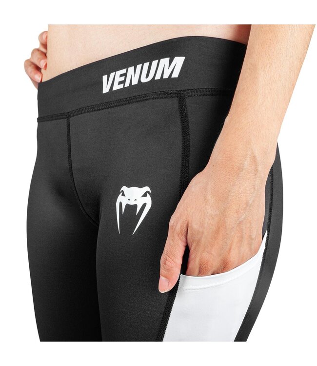 Venum Power 2.0 Leggings Damen Schwarz Weiß