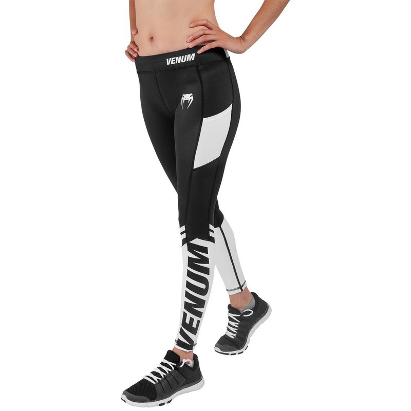 Venum Power 2.0 leggings Ladies Black White  Venum Sports Clothing -  FIGHTWEAR SHOP EUROPE