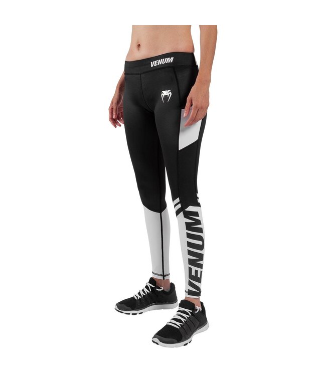 Venum Power 2.0 Leggings Damen Schwarz Weiß