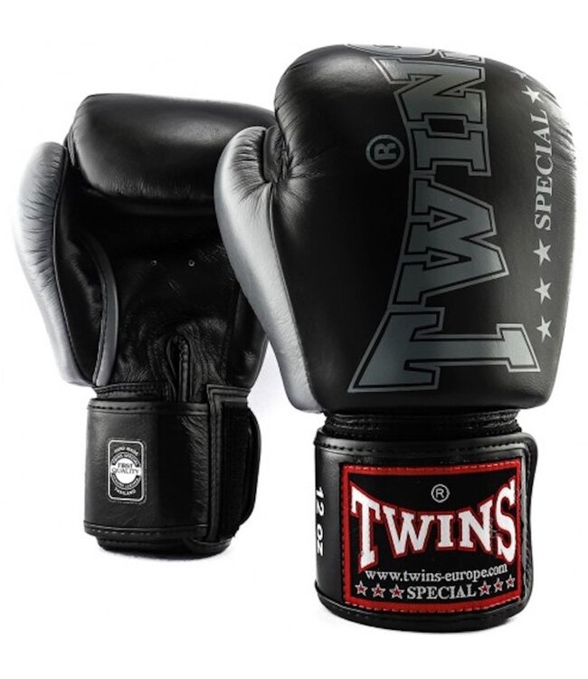 Twins Special Twins Fightgear Boxing Gloves BGVL 8 Black Leather