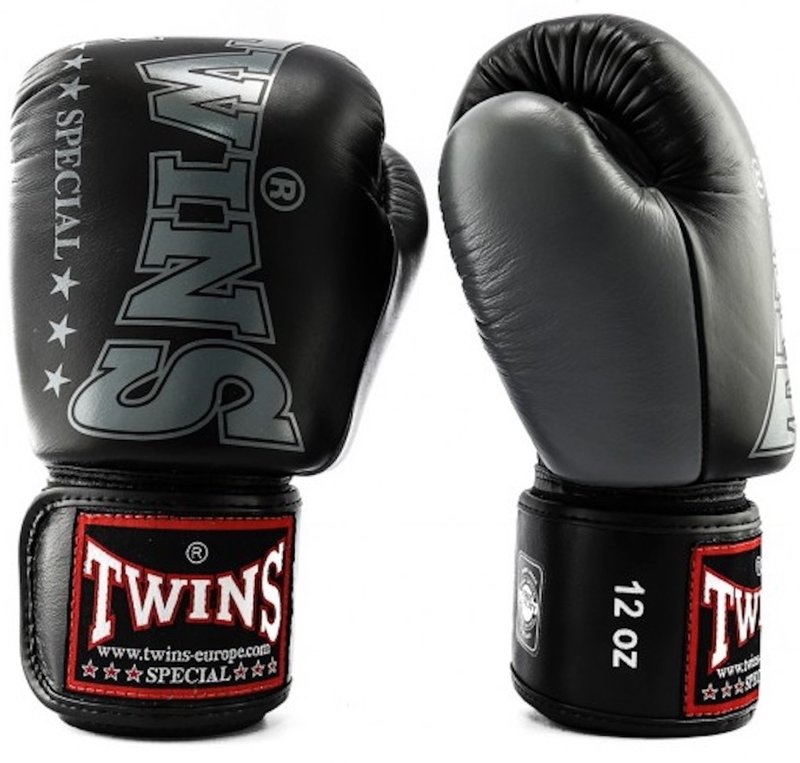 Twins Special Twins Fightgear Boxing Gloves BGVL 8 Black Leather