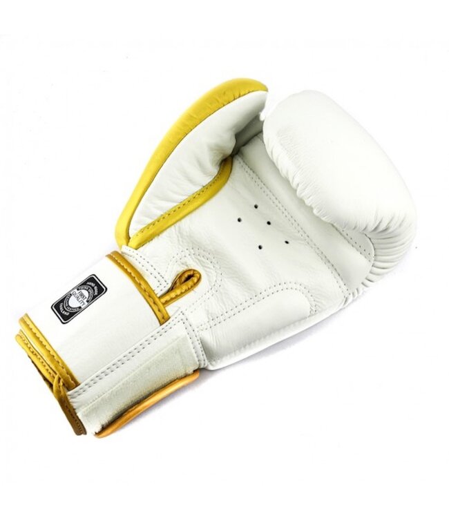 Twins Special Fightgear Boxhandschuhe BGVL 8 Weiss Gold