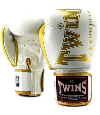 Twins Special Twins Special Fightgear Boxhandschuhe BGVL 8 Weiss Gold Twins Special Twins Special Fightgear Boxhandschuhe BGVL 8 Weiss Gold