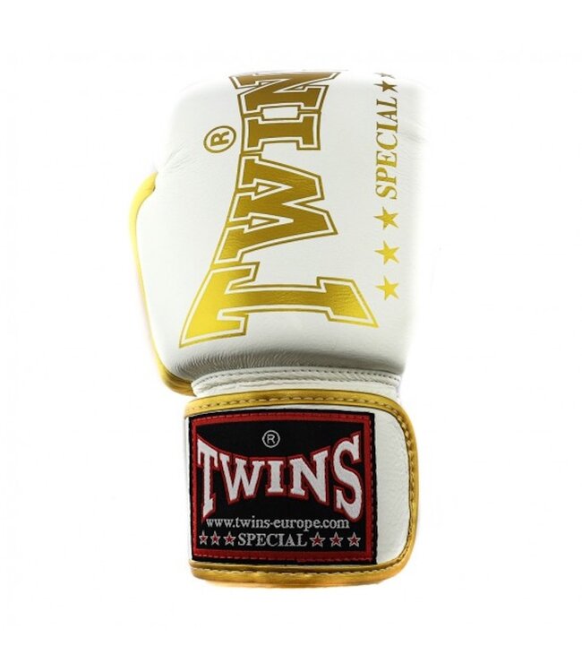 Twins Special Fightgear Boxhandschuhe BGVL 8 Weiss Gold
