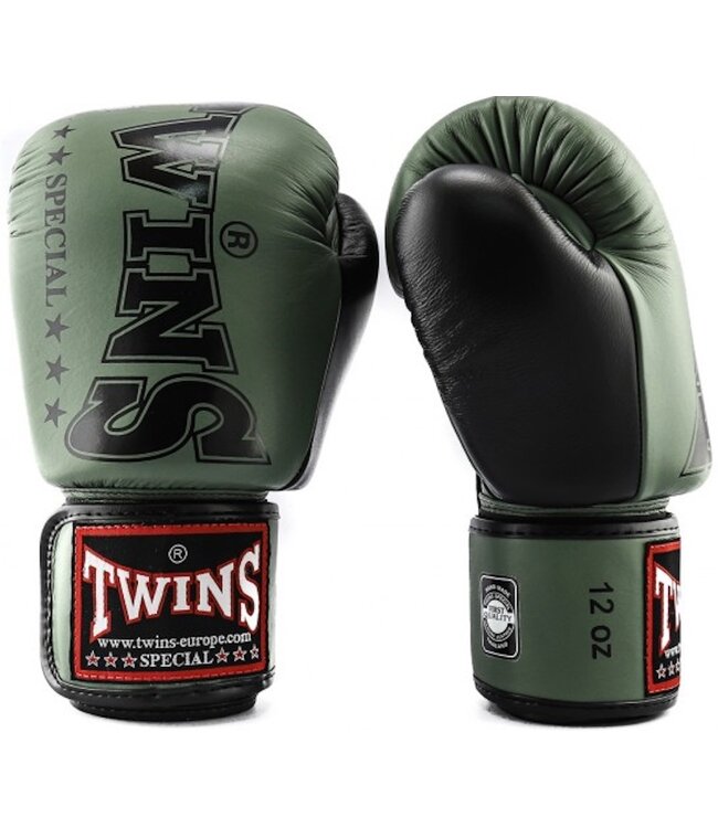 Twins Muay Thai Boxing Gloves BGVL 8 Green Kickboxing