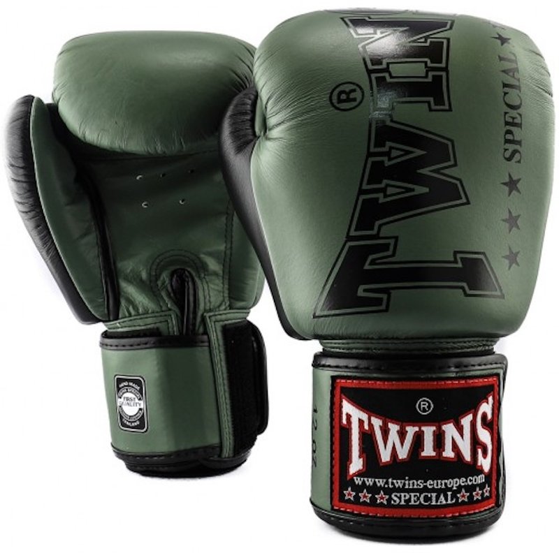 Twins Special Twins Muay Thai Boxing Gloves BGVL 8 Green Kickboxing