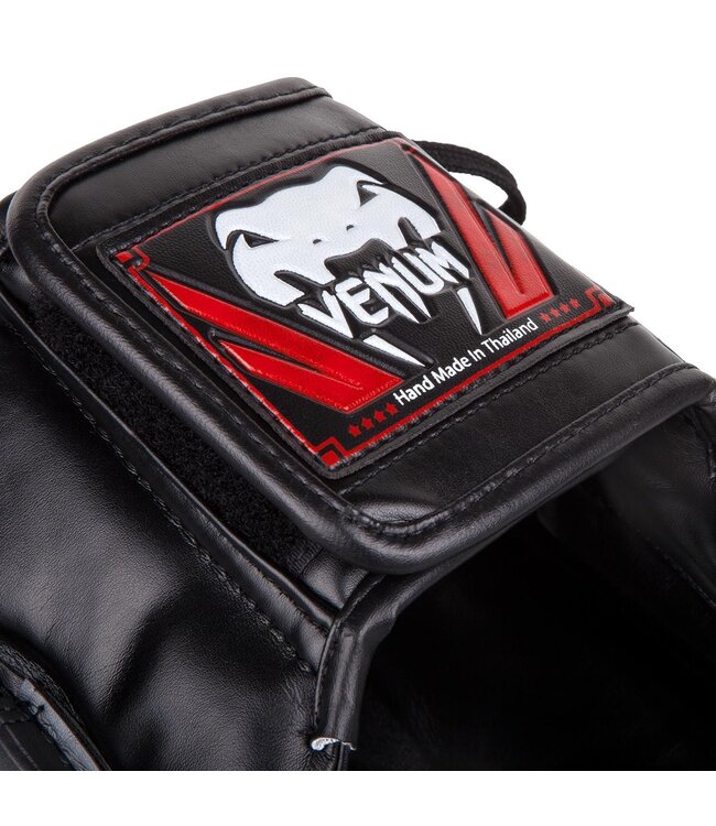 Venum Venum Elite Iron Headgear Schwarz Rot Grau Kopfschutz