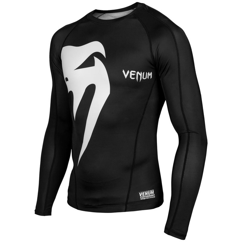 Venum Venum Giant Rashguard Black L / S door Venum MMA Fightwear