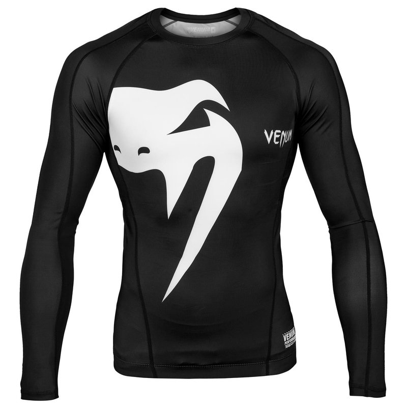 Venum Venum Giant Rashguard Black L / S door Venum MMA Fightwear