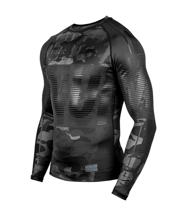 Venum Venum Tactical Rash Guard L/A Kompressionshemd Camo Schwarz
