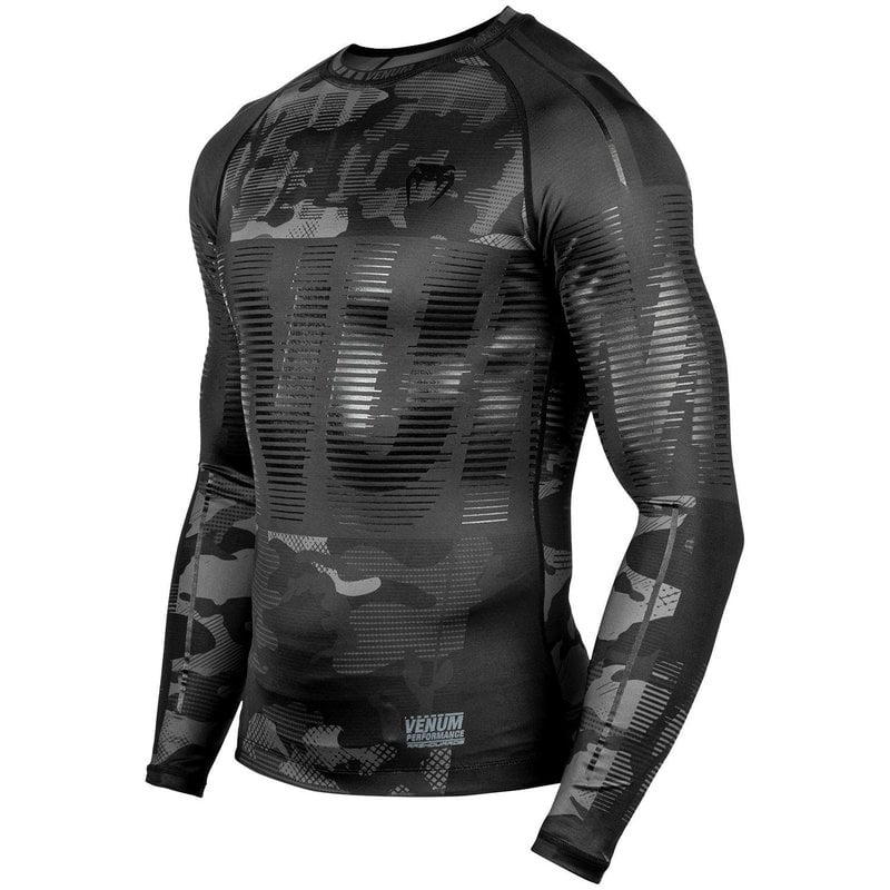 Venum Venum Tactical Rash Guard L/S Compression Shirt Camo Black