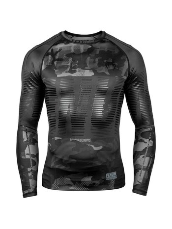 Venum Venum Tactical Rash Guard L/A Kompressionshemd Camo Schwarz