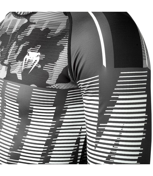 Venum Tactical Rash Guard L/A Kompressionshemd Urban Camo Schwarz