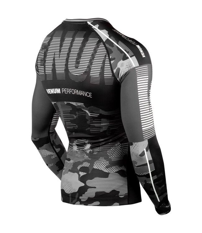Venum Tactical Rash Guard L/S Compressie Shirt Urban Camo Zwart