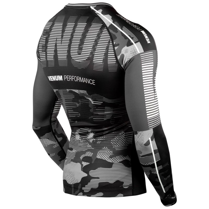 Venum Venum Tactical Rash Guard L/A Kompressionshemd Urban Camo Schwarz