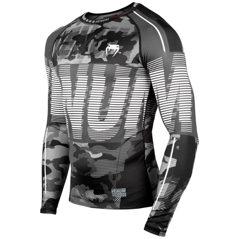 Venum Venum Tactical Rash Guard L/A Kompressionshemd Urban Camo Schwarz