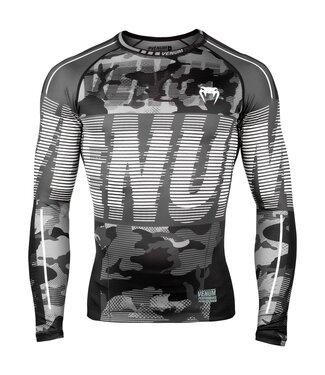 Venum Venum Tactical Rash Guard L/S Compression Shirt Urban Camo Black