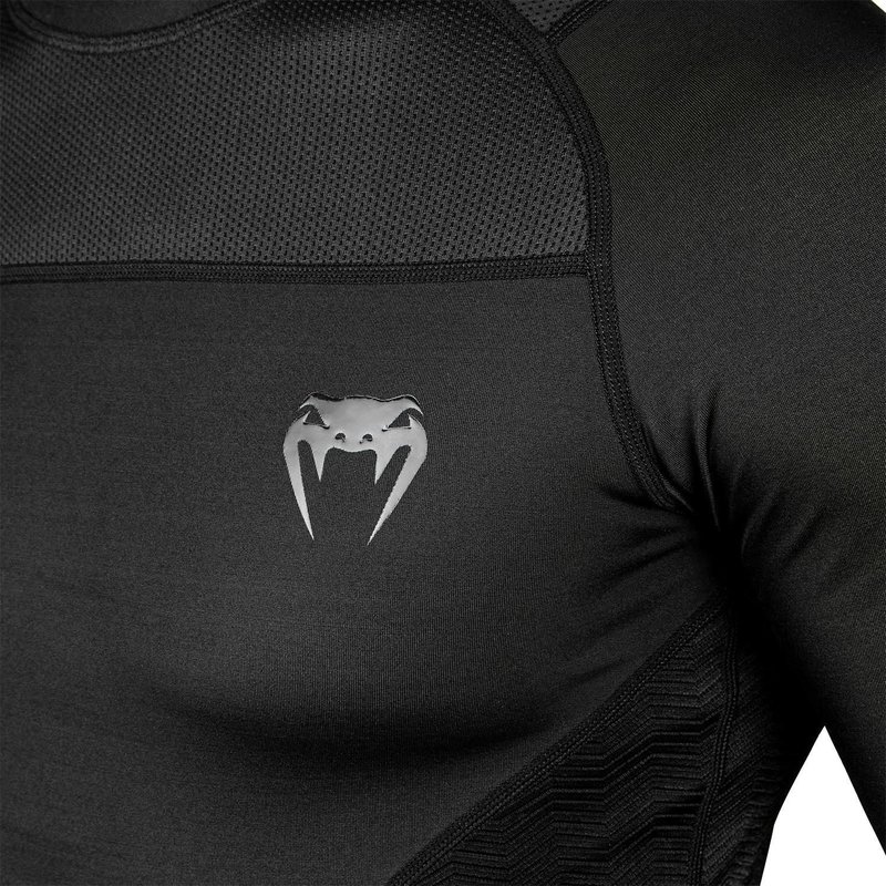 Venum Venum Rash Guard G-Fit S/S Zwart Compressie Shirt