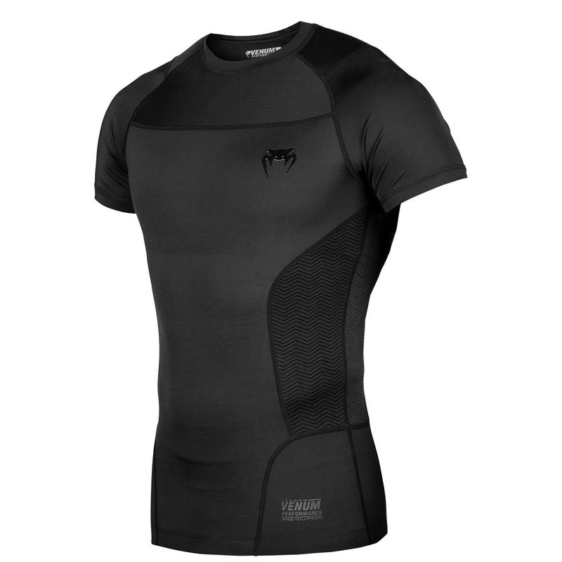 Venum Venum Rash Guard G-Fit K/A Schwarz Kompressions Shirt