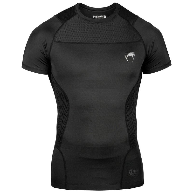 Venum Venum Rash Guard G-Fit S/S Black Compression Shirt