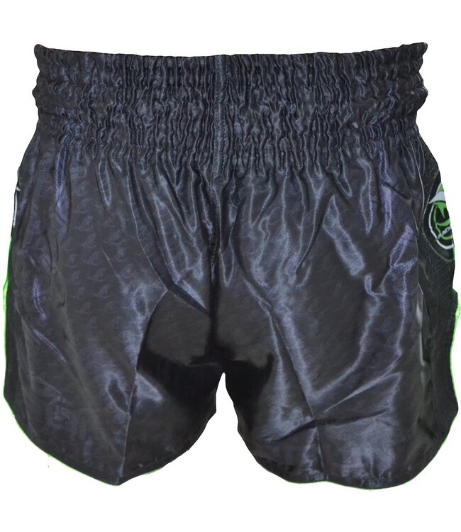 PunchR™  Punch Round NoFear Kickboks Shorts Zwart Neo Groen