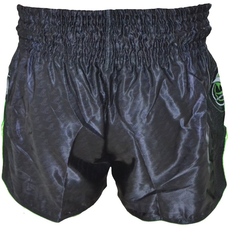 PunchR™  Punch Round NoFear Kickboks Shorts Zwart Neo Groen