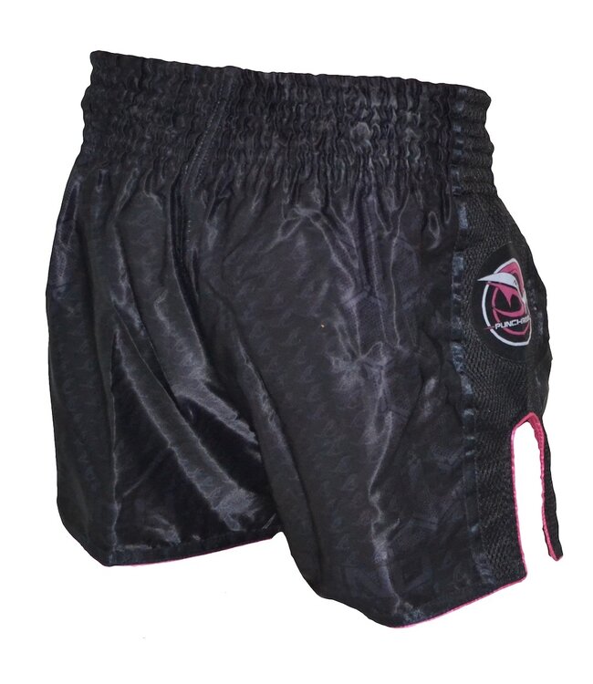 PunchR NoFear Women's Kickboxing Pants Black Pink