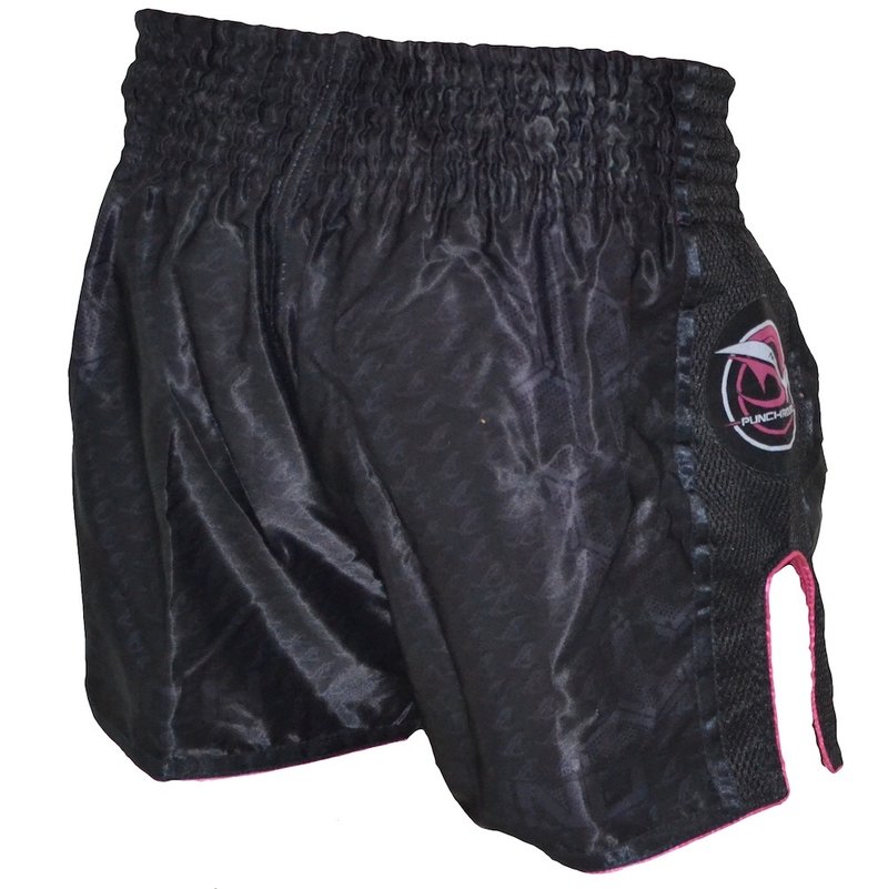 PunchR™  Punch Round NoFear Dames Kickboks Broek Zwart Roze