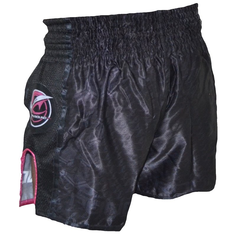 PunchR™  Punch Round NoFear Dames Kickboks Broek Zwart Roze