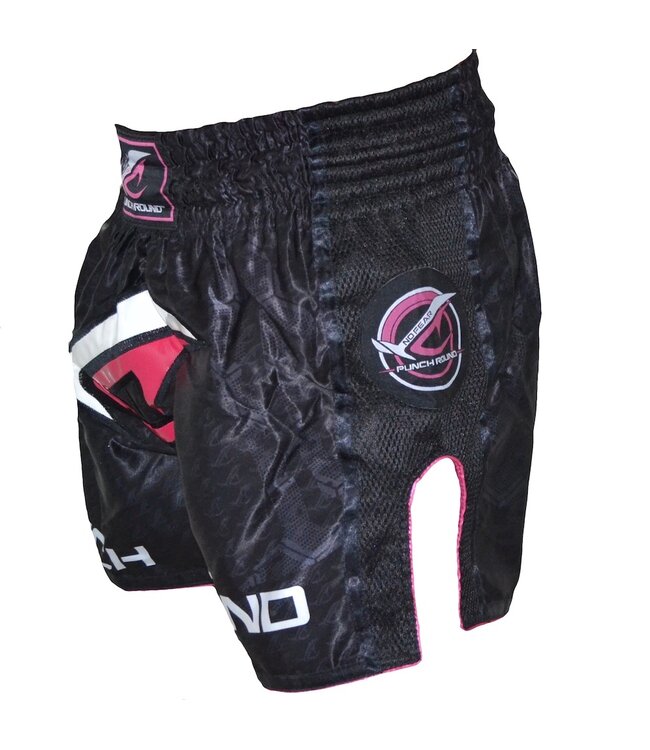 PunchR NoFear Dames Kickboks Broek Zwart Roze