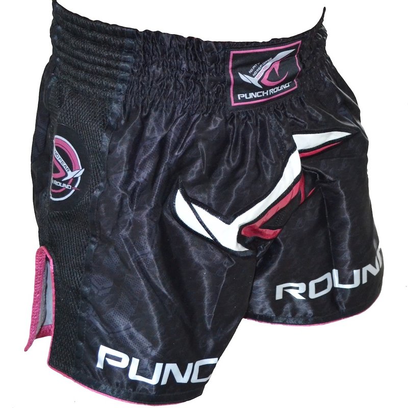 PunchR™  Punch Round NoFear Dames Kickboks Broek Zwart Roze