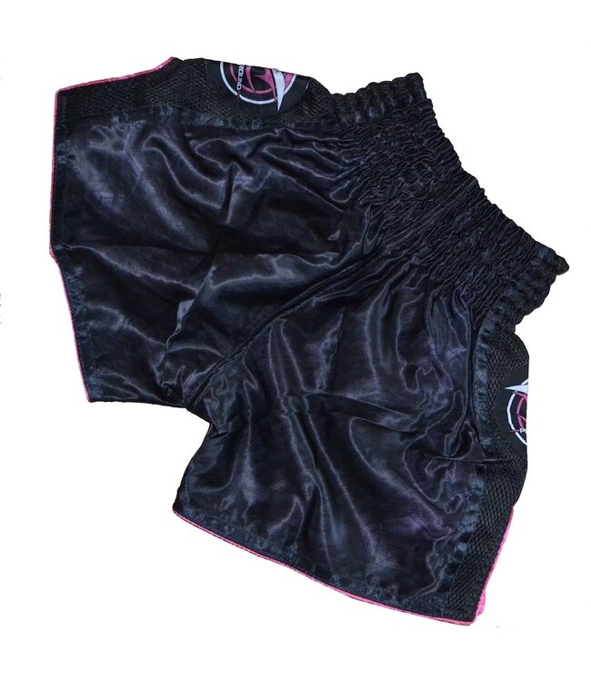 PunchR NoFear Women's Kickboxing Pants Black Pink