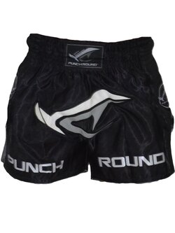 PunchR™  Punch Round Thaiboks Broek NoFear Zwart Grijs