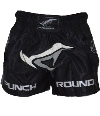 PunchR™  Punch Round Thaiboxing Shorts NoFear Schwarz Grau