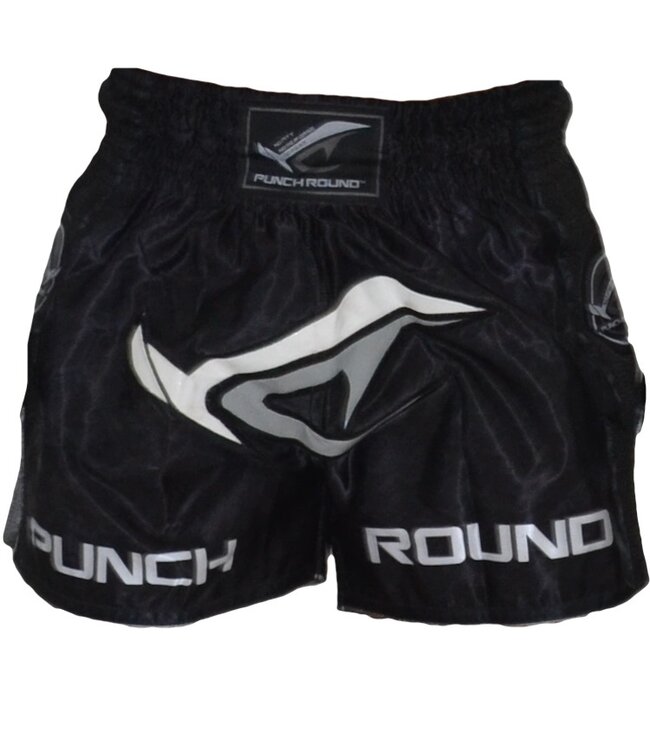 PunchR™  Punch Round Thaiboxing Shorts NoFear Schwarz Grau
