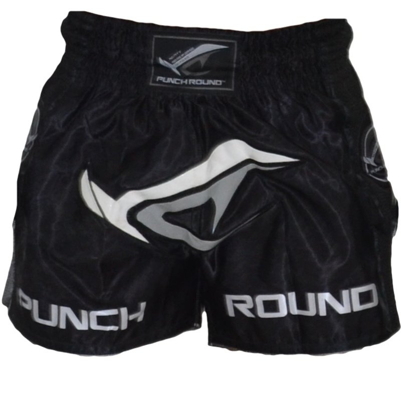 PunchR™  Punch Round NoFear Thaiboxing Short Black Grey