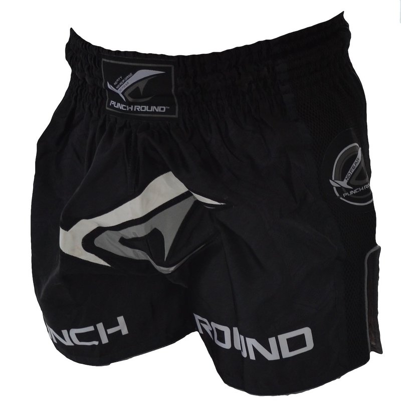 PunchR™  Punch Round NoFear Thaiboxing Short Black Grey